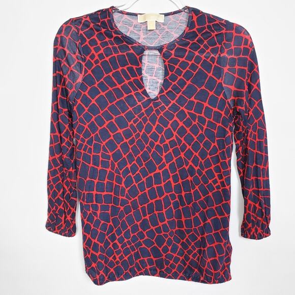 Michael Kors Tops - Michael Kors top keyhole neckline size P small